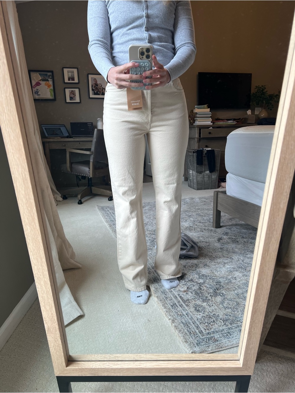 Reformation Cynthia High Rise Straight Jeans